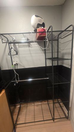 Freestanding closet
Made of metal