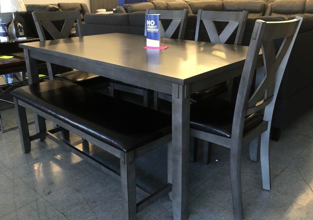 New grey dining set special was $899
