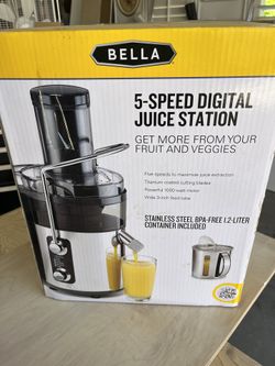 Bella 5 Speed Digital Juice Station NEW