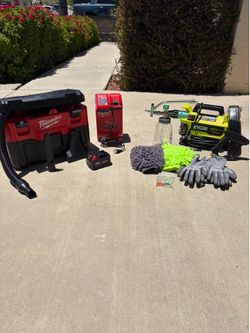 🚘 💦 Car wash start up bundle kit Milwaukee + Ryobi