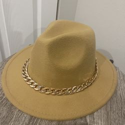 A Beige cowboy Hat 