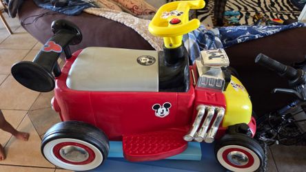 Mickey Mouse roadster car