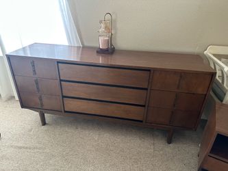 Mid century dresser and nightstands