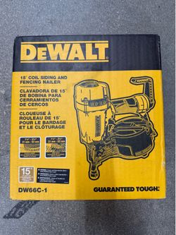 Dewalt DW66C-1 15 degree coil siding and fencing nailer
