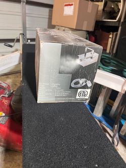Fog machine Never opened