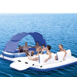 Inflatable Party Island 6 People With Cooler 