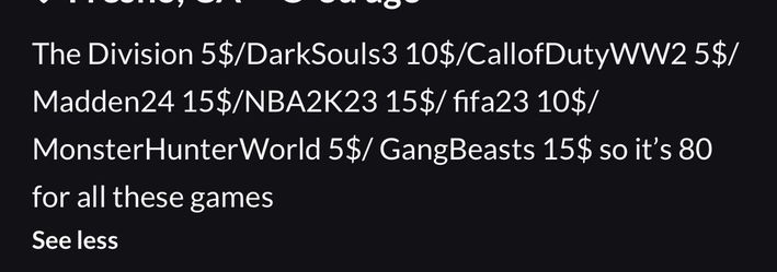 PS4 games