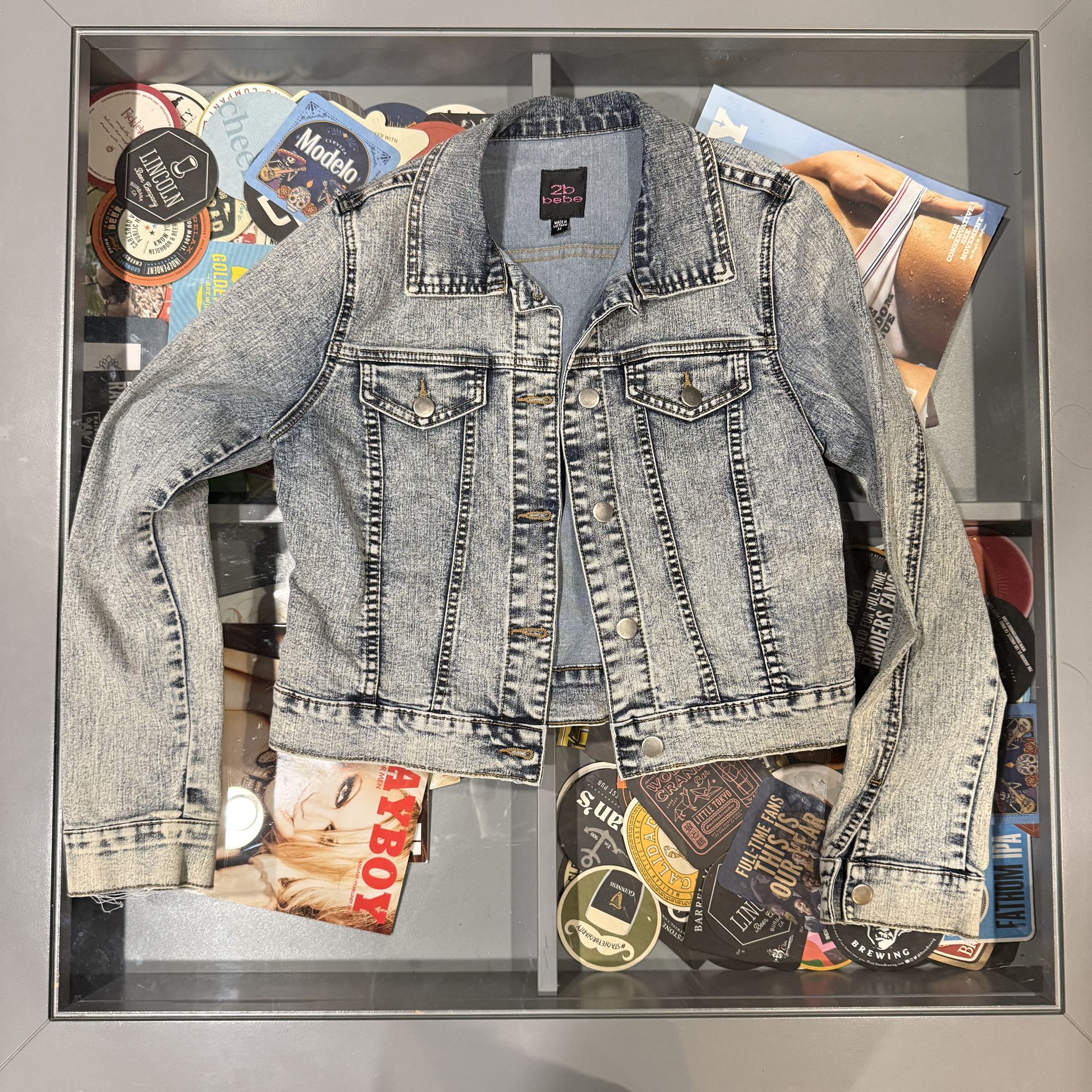 2B BEBE Jean Jacket Kids M