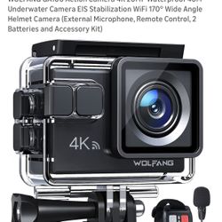 Wolfang 4k Waterproof Camera