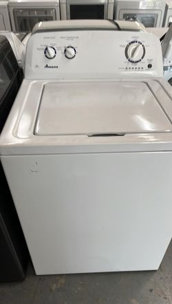 Amana Top Load Washer – HE, Deep Water, White