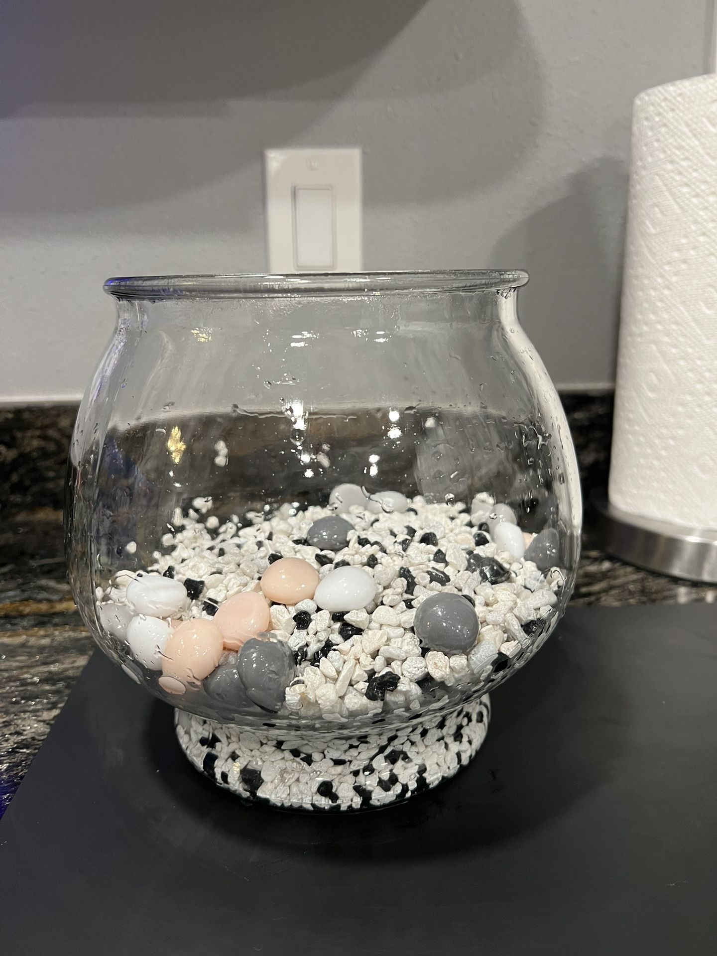 Fish Bowl With Rocks