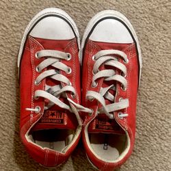 Size 2 Red Converse- Perfect For 4th Of July 