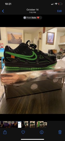 Off-White x Air Rubber Dunk 'Green Strike