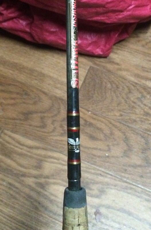 Vintage Fenwick Seahawk inshore fishing rod