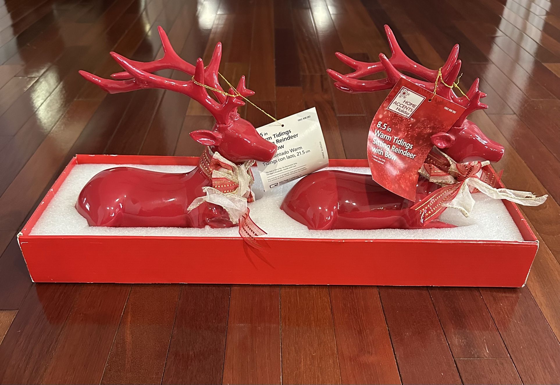 Pair Of Reindeer For Holiday Decoration