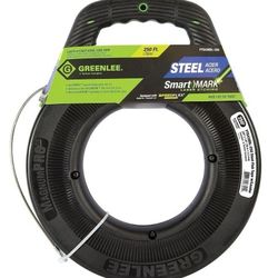 FTS438DL-250 SmartMARK Laser Etched Steel Fish Tape with SpeedFlex Leader, 25.