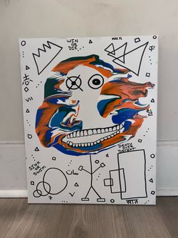 Original Neo-Expressionist Abstract Painting – Modern Gallery Wall Art