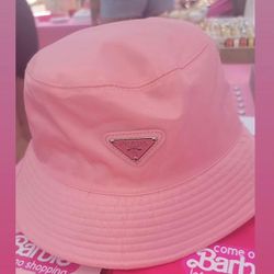 Pink Prada Bucket Hats