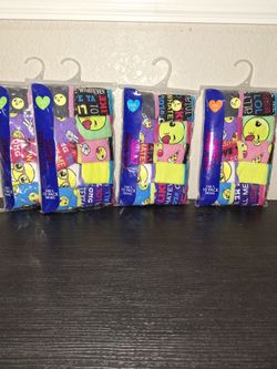 Girl's 10 pack Bikinis 2pks  ,size 7, 1pk,  size 10, 1pk,  size 12