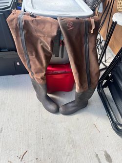 Men’s Waders. Shoe Size is 9.