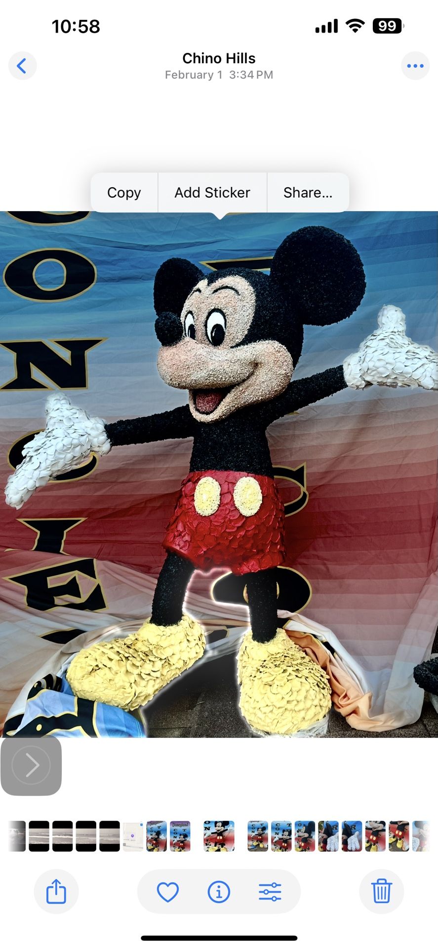 The original Disneyland 50th anniversary, Mickey Mouse