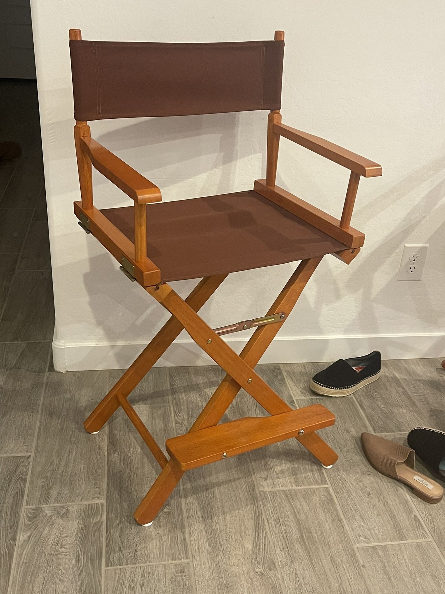 Brown Directors Chair (Brand new!)