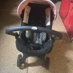 Doona+ Infant Car Seat & Stroller - Blush Pink