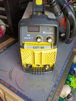Simder plasma torch unit with hose gun and air supply line