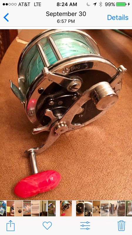 Photo Deep sea reel never used perfect condition. 49