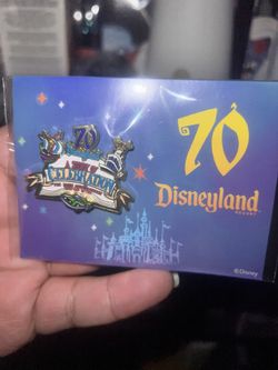 Disneyland Guided Tour 70th Anniversary Pin