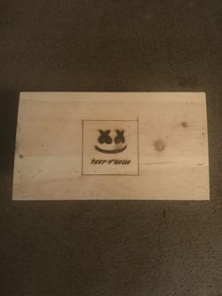 Handmade wood footstool