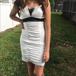White Dress . Size S