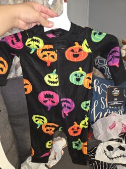 Halloween Pumpkin Style Baby Pajama New
