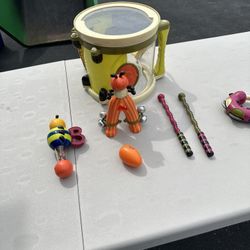 Battat Kids Toy Drum Set Instruments