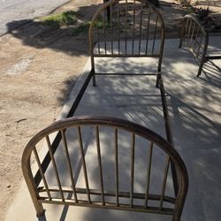 Antique Iron Twin Bed Frame
