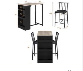 High top dining table