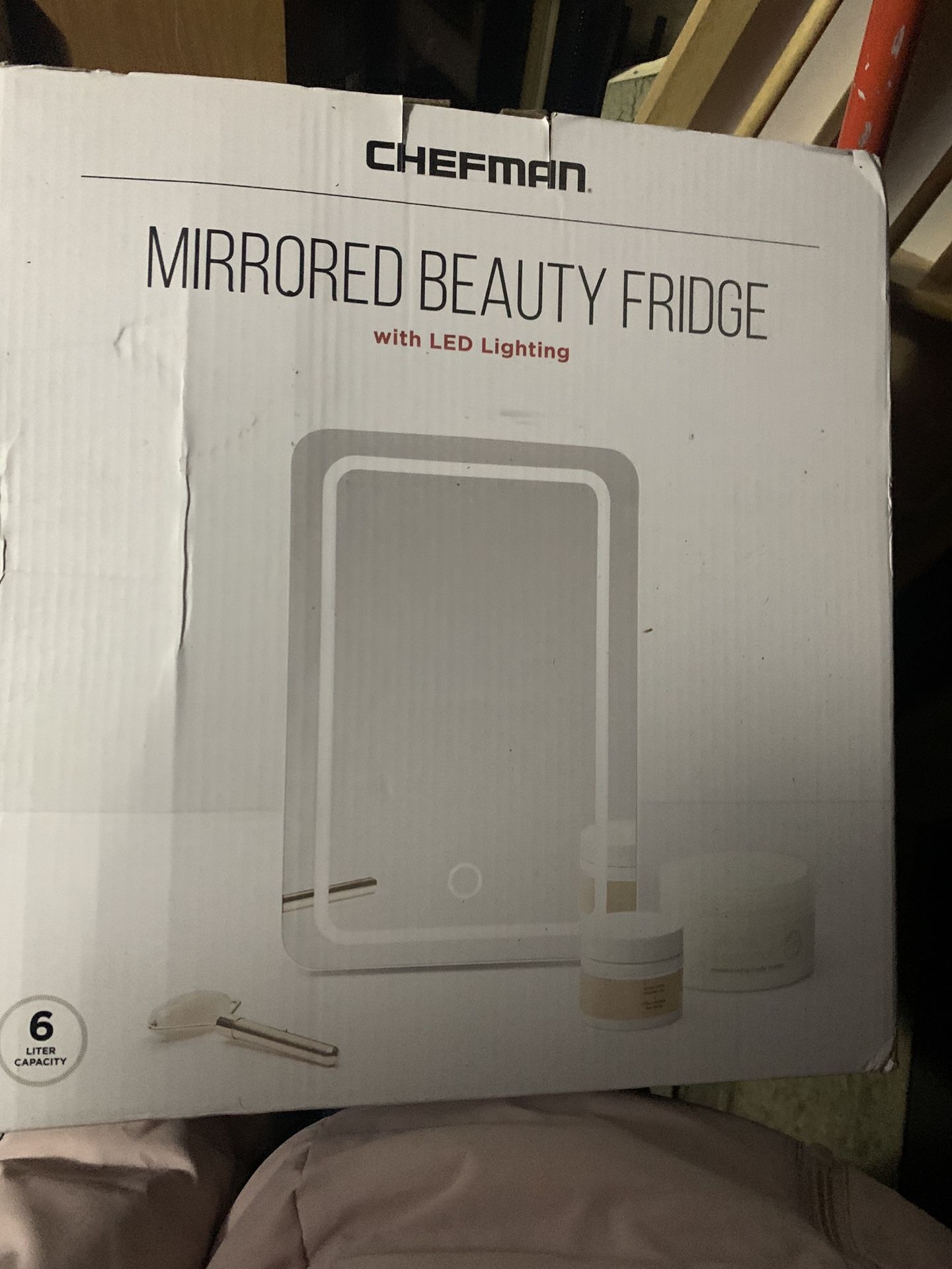 Mirrored Beauty Fridge