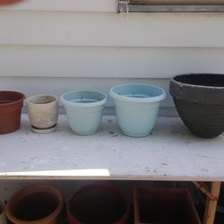Assorted Flower Pots