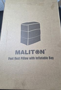 Maliton Inflatable Foot Rest Pillow (Grey)