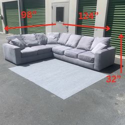 Grey Premium Couch Sectional Delivery 🚚 💨