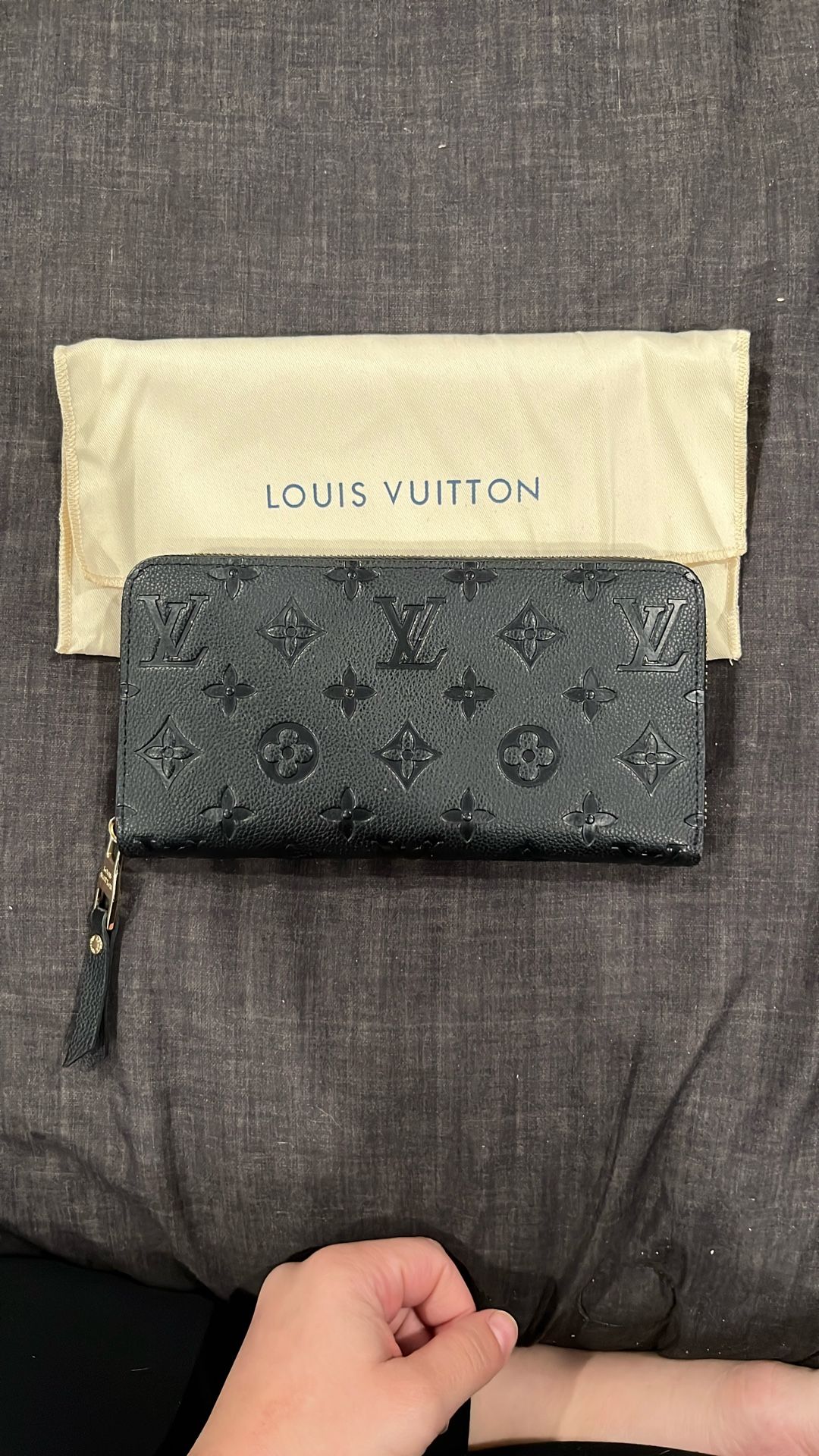 Louis Vuitton Black Clémence Wallet