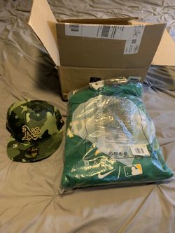 Official Oakland A’s Swag. Hat And Jacket/Hoodie