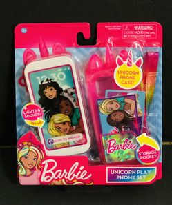 NEW Barbie Unicorn Play Phone Set Ages and Upon for Sale in Fort