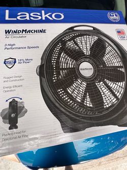 Lasko Wind Machine Air Circulator Fan