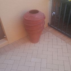 Two Matching Flower Pots