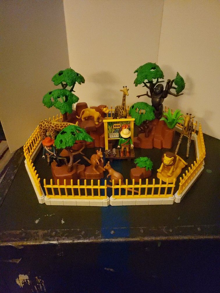 Vintage Playmobil Zoo Lot