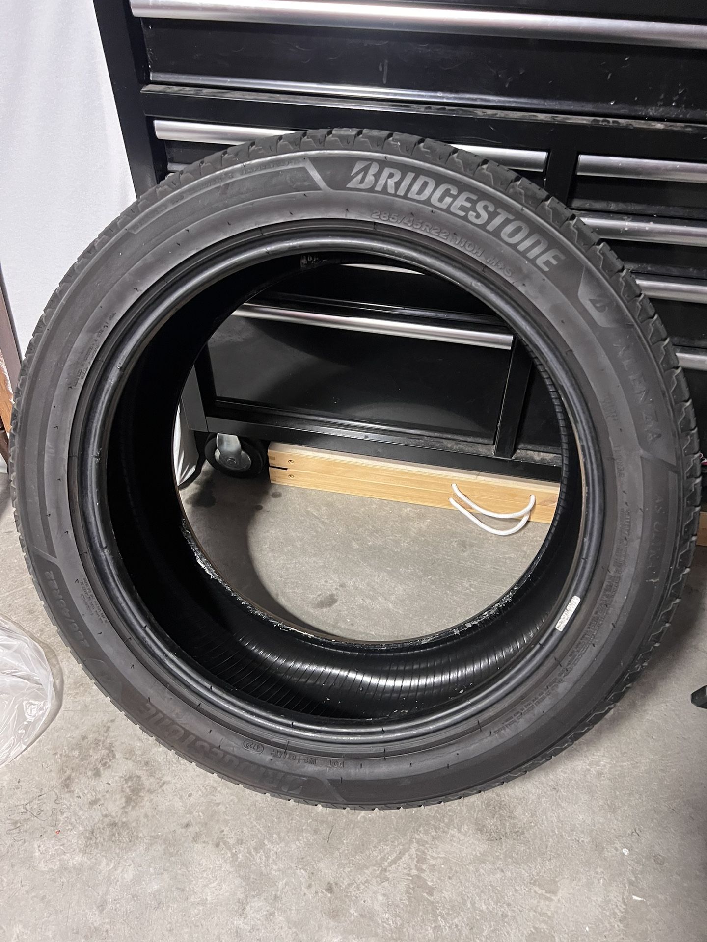 22” tire -  Bridgestone