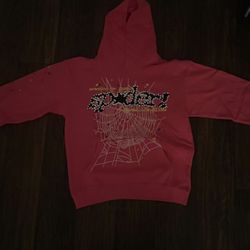 pink spider hoodie