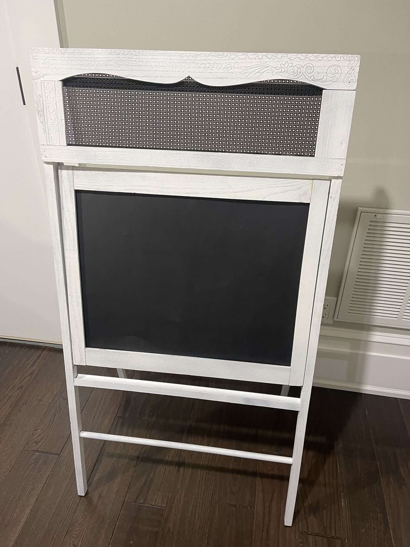 Antique refinished chalkboard