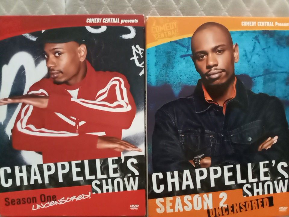 Dave Chappell's Season One & Season Two Box DVD Set Bundle Lot